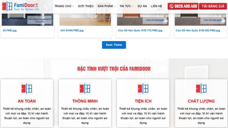 Cửa thép vân gỗ Famidoor