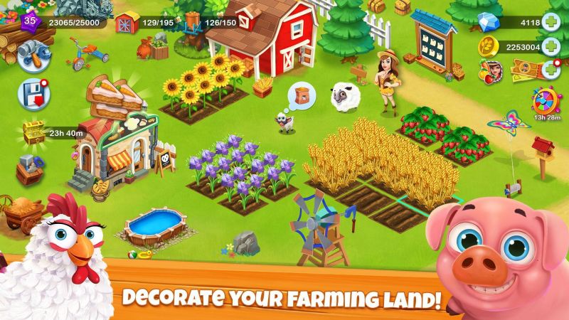 Farm games offline: Village