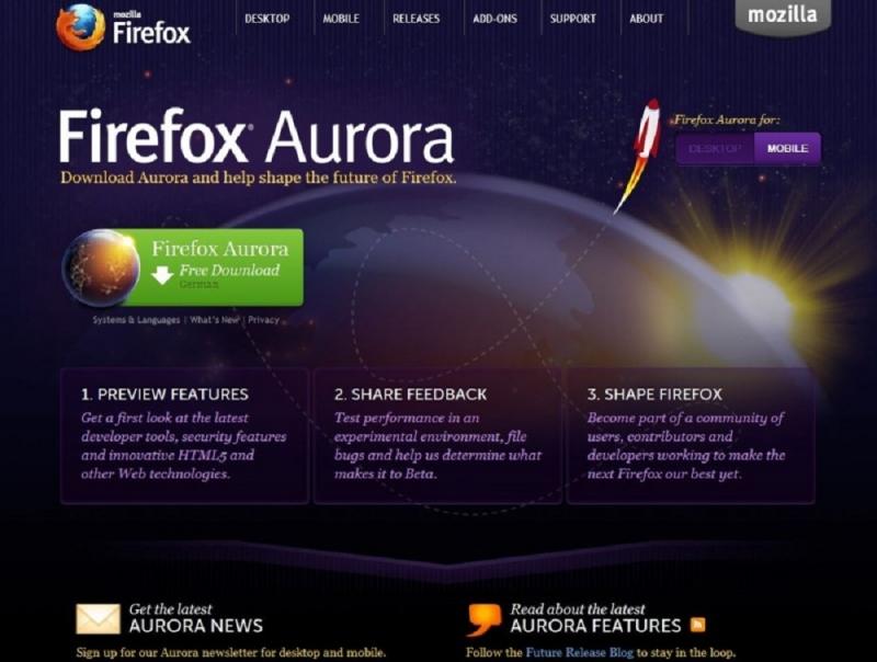 Firefox Aurora