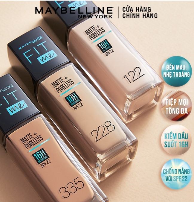 Fit Me Maybelline New York Matte Poreless Foundation