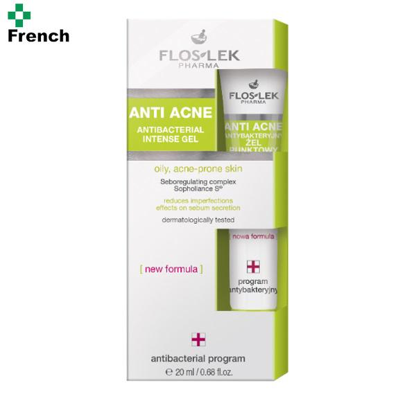 Floslek anti acne antibacterial intense gel 20ml