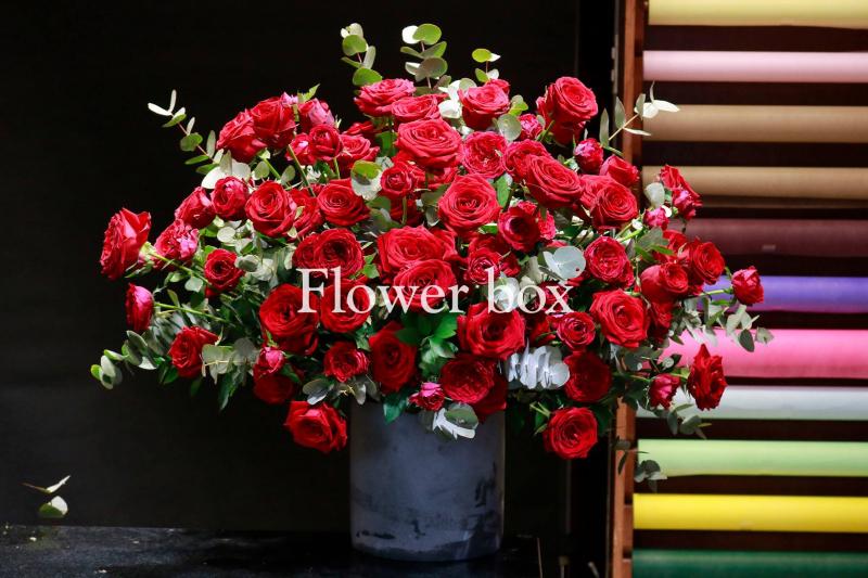 Bởi sự phá vỡ phong cách truyền thống.. bó hoa của Flower box mang trong mình nét độc đáo riêng