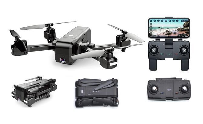 Flycam SJRC Z5 2GPS – Camera 1080p Xoay 90°, Cánh Gập Nhỏ Gọn