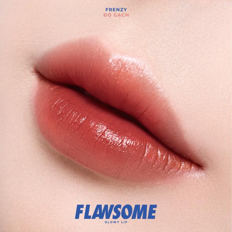 Frenzy (Đỏ Gạch) - Son Sáp Tint Bóng OFÉLIA FLAWSOME Glowy Lip