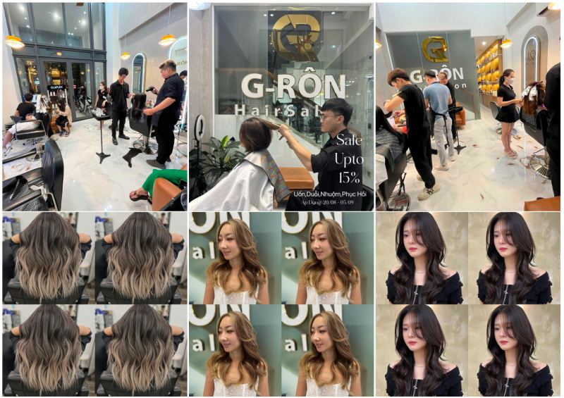 G-Rôn Hair Salon – Địa chỉ tạo kiểu, nhuộm tóc chuyên nghiệp tại Quận 1, TP.HCM