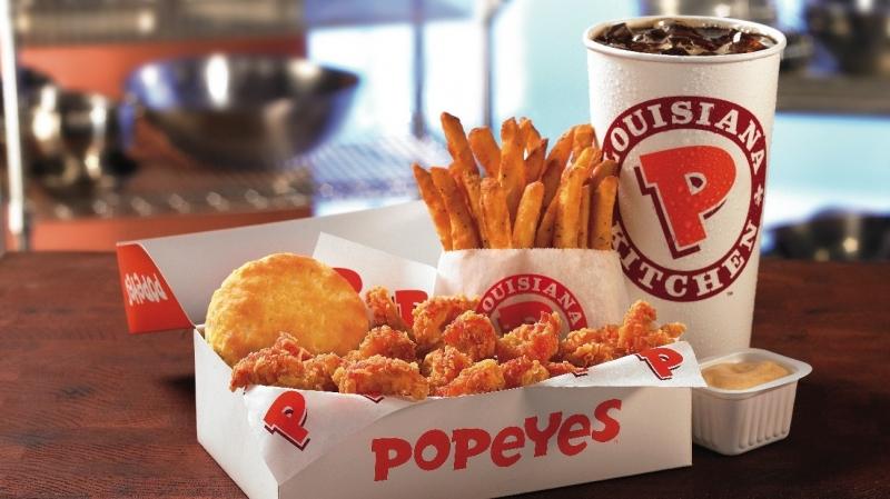 Các món ăn tại popeyes