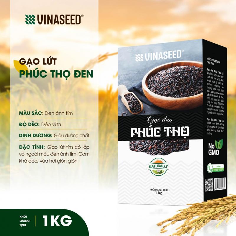 Gạo lứt đen Phúc Thọ Vinaseed