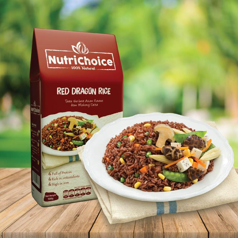 Gạo lứt đỏ Nutrichoice Huyết Rồng