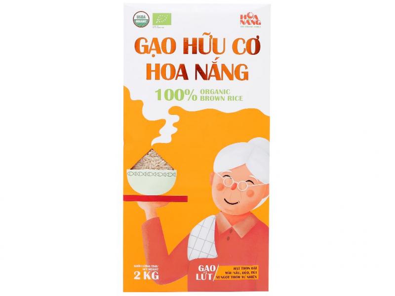 Gạo lứt hữu cơ Hoa Nắng