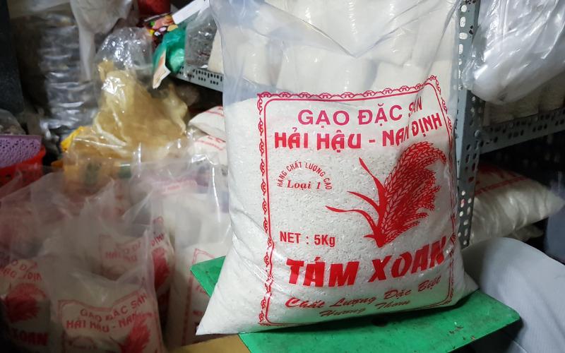 Gạo tám xoan Hải Hậu