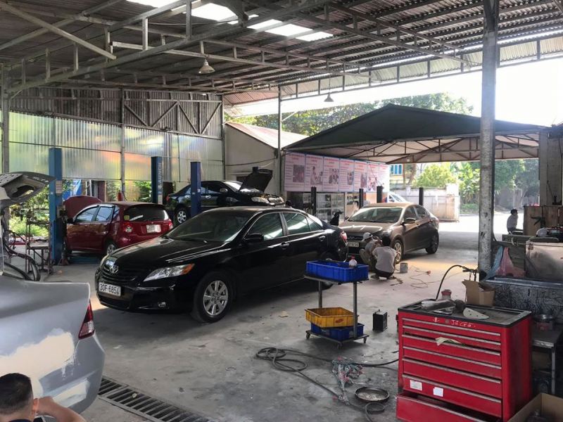 Xưởng/Gara sửa chữa ô tô uy tín và chất lượng ở Vĩnh Phúc