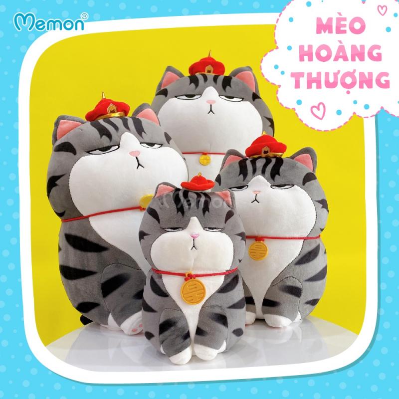 Gấu bông mèo hoàng thượng cao cấp Memon