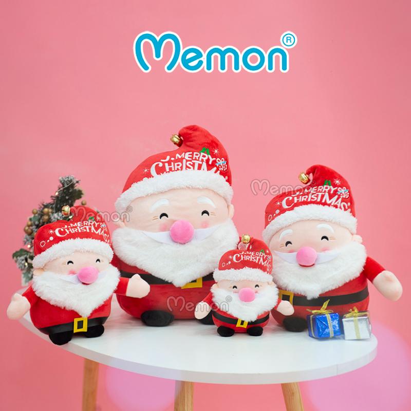 Gấu bông ông già Noel ngồi cao cấp Memon