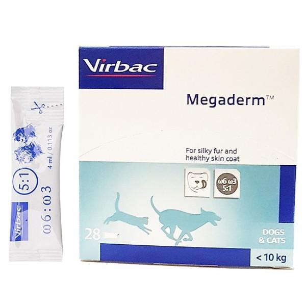 Gel ăn dinh dưỡng cho chó mèo dưới 10kg Virbac Megaderm TM