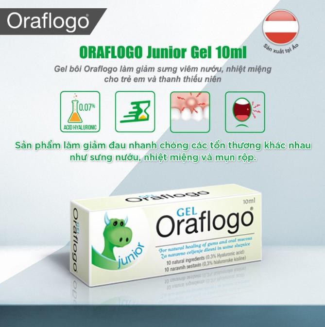 Gel bôi nhiệt miệng Oraflogo® Junior