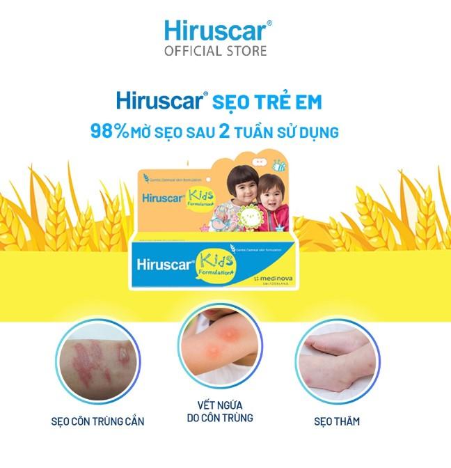 Gel cải thiện sẹo và vết thâm ngứa Hiruscar Kids