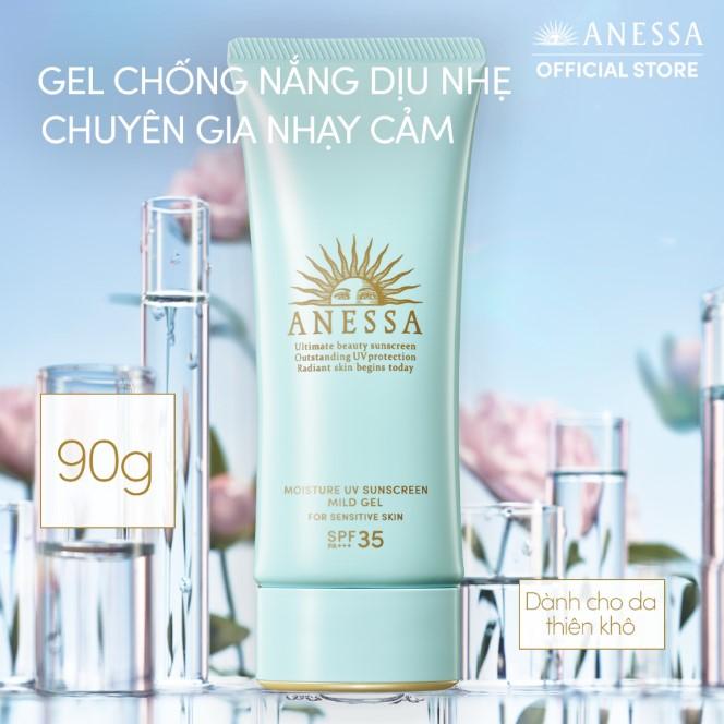 Gel chống nắng dịu nhẹ Anessa Moisture UV Sunscreen Mild Gel