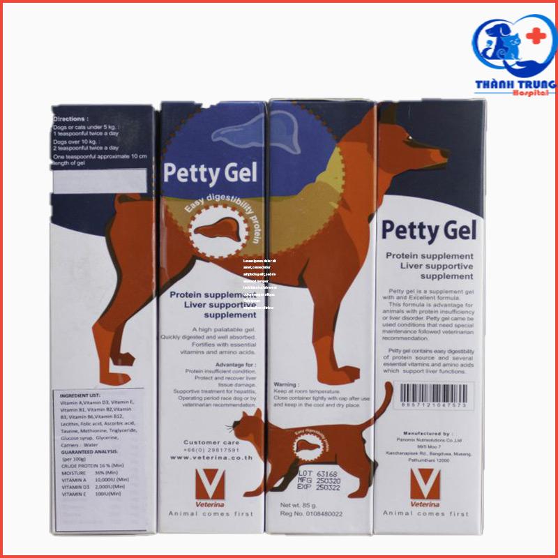 Gel dinh dưỡng cho chó PETTY GEL