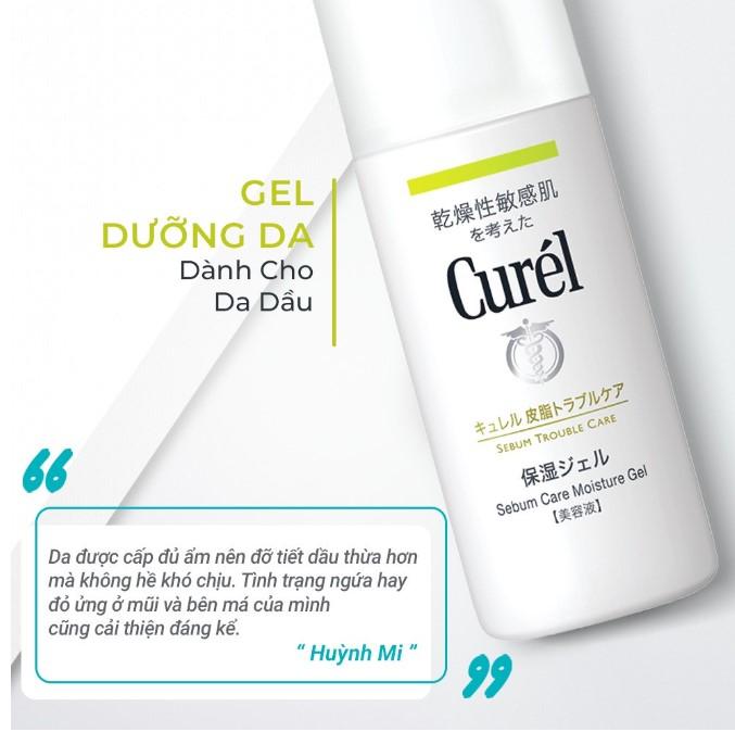 Gel dưỡng ẩm Curel Sebum Trouble Care Sebum Care Moisture Gel