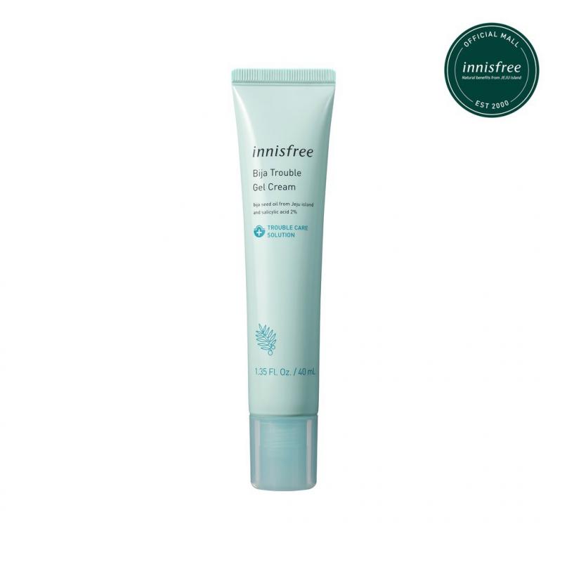 Gel dưỡng dành cho da mụn innisfree Bija Trouble Gel Cream