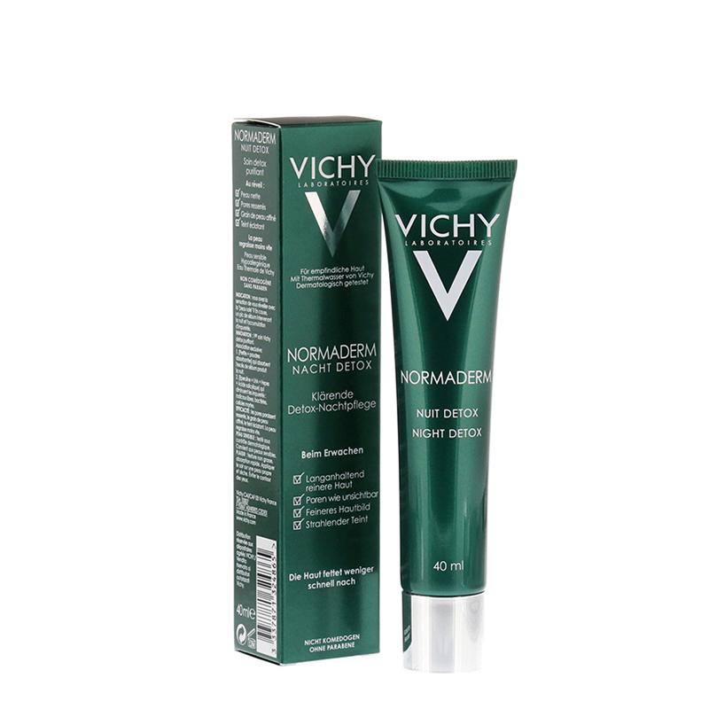 Gel dưỡng se khít lỗ chân lông & thanh lọc độc tố ban đêm Vichy Normaderm 40ml