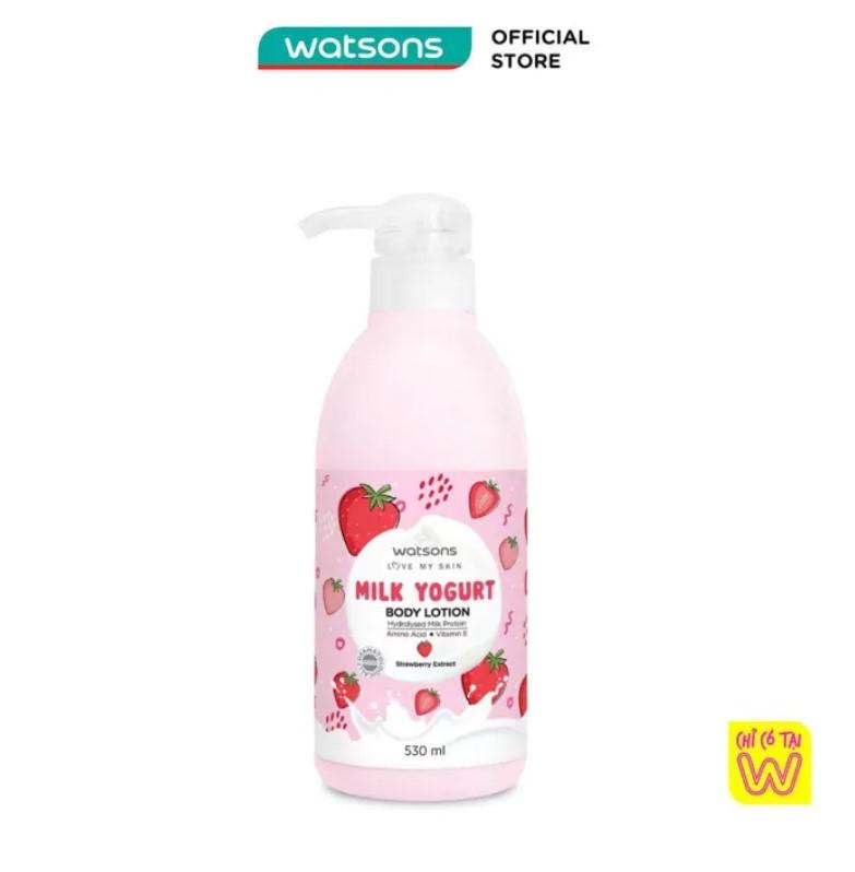 Gel dưỡng thể Watsons Milk Yogurt Strawberry Extract