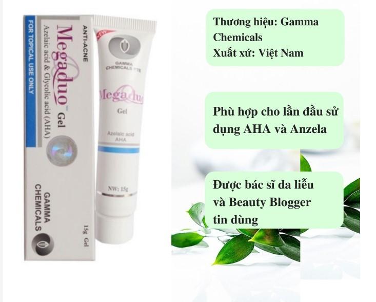 Gel giảm mụn ẩn, giảm thâm, dưỡng da Gamma Megaduo Gel