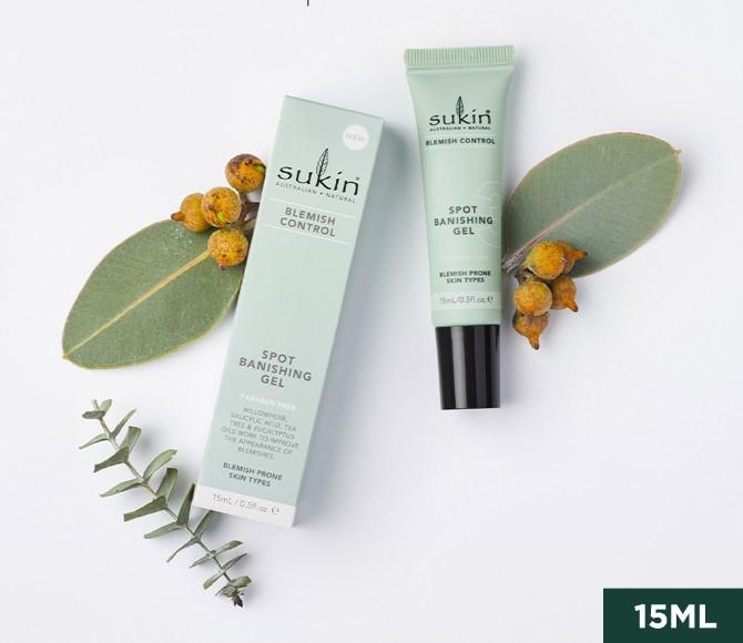 Gel giảm mụn Sukin Blemish Control Spot Banishing Gel