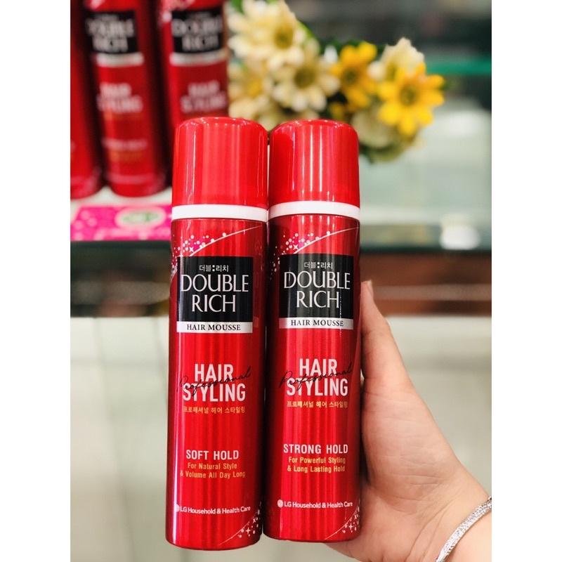 Gel giữ nếp tóc Double Rich Hair Spray