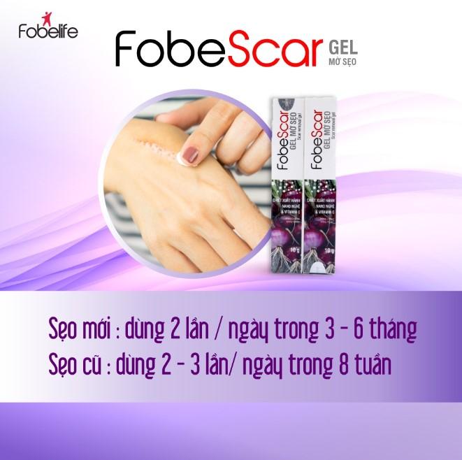 Gel mờ sẹo, mờ vết thâm Fobe Scar