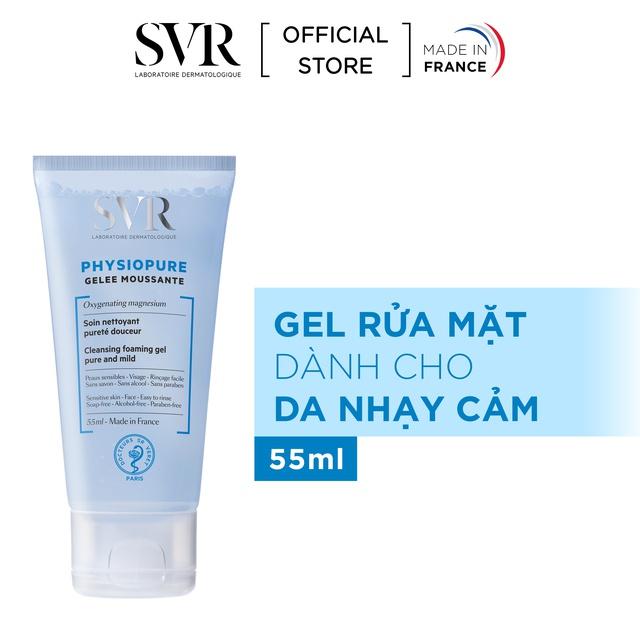 Gel rửa mặt dành cho da nhạy cảm SVR PHYSIOPURE Gelee Moussante 55ml