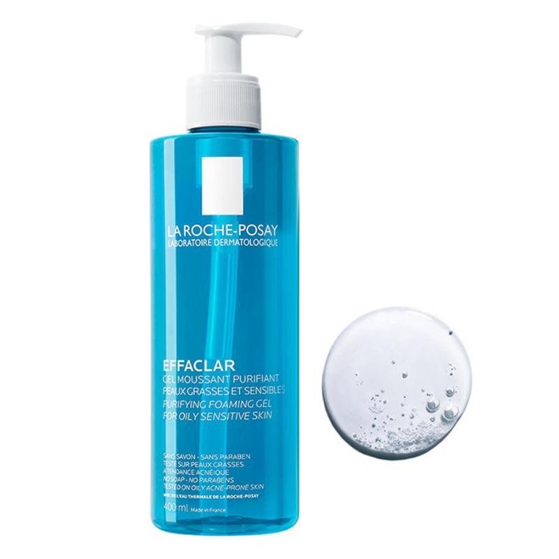 Gel rửa mặt tạo bọt cho da dầu nhạy cảm La Roche-Posay 400ml