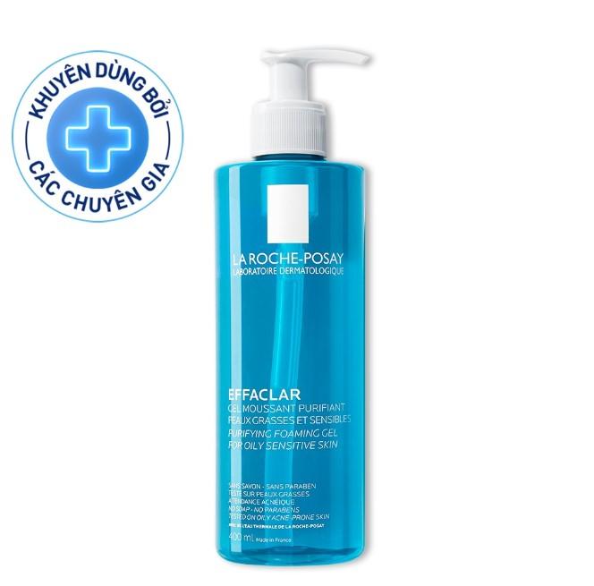 Gel rửa mặt tạo bọt cho da dầu nhạy cảm La Roche-Posay Effaclar Purifying Foaming Gel