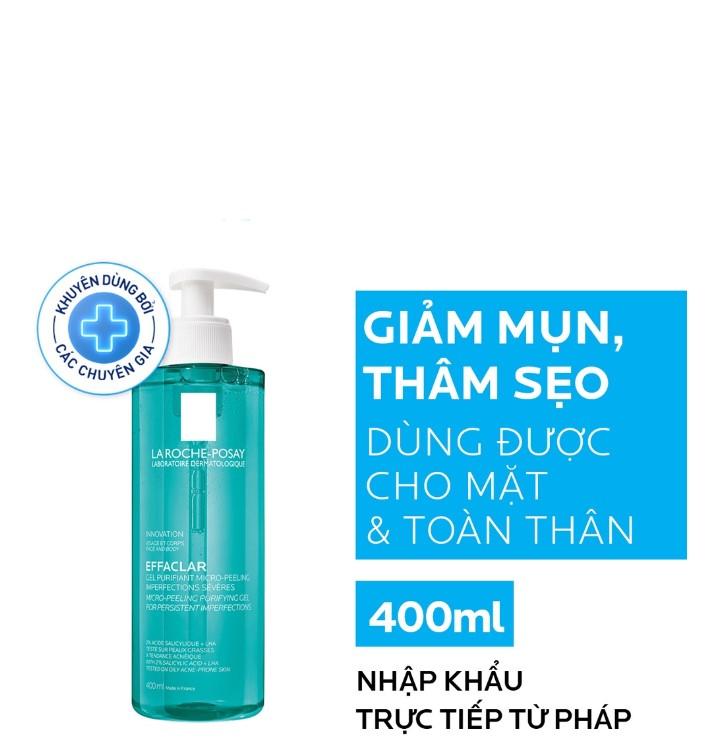 Gel rửa mặt và tắm La Roche Posay Effaclar Micro Peeling Purifying