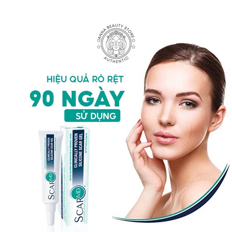 Gel ScarMD Silicone 6g x 15g - Kem mờ sẹo