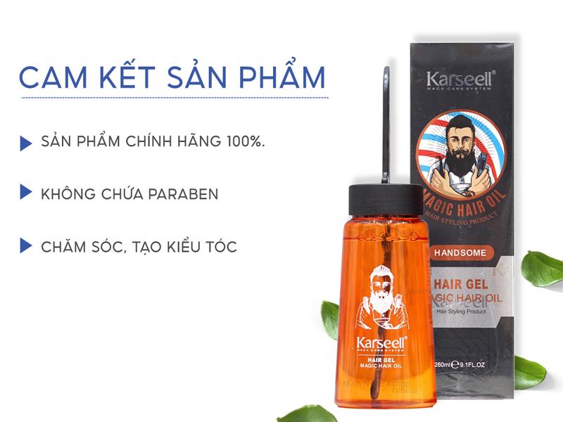 Gel tạo kiểu kèm lược cao cấp KARSEELL