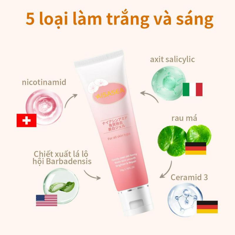 Gel tẩy tế bào chết AISASEA Niacinamide Peeling Gel