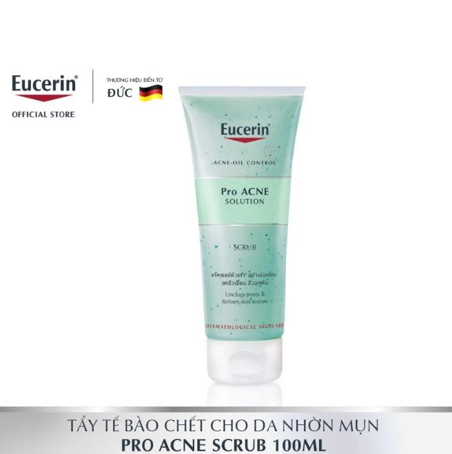 Gel tẩy tế bào chết cho da mụn Eucerin Pro Acne Solution Scrub