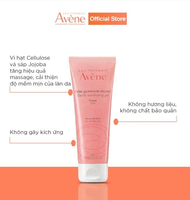 Gel tẩy tế bào chết dịu nhẹ cho da nhạy cảm Avène Gentle Exfoliating Gel