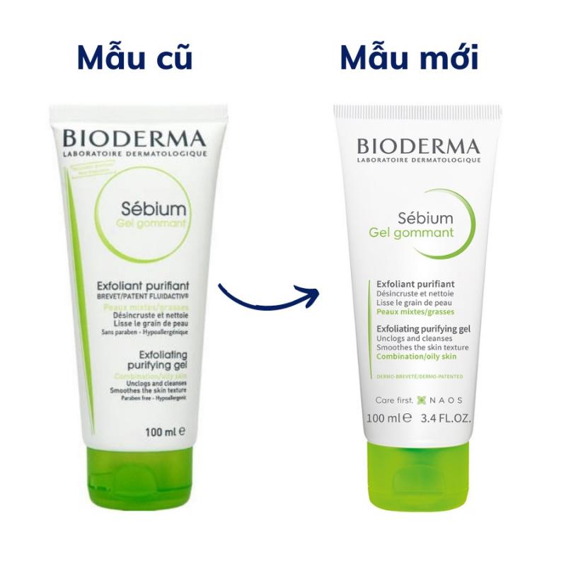 Gel tẩy tế bào chết làm mịn da Bioderma Sebium Gel Gommant