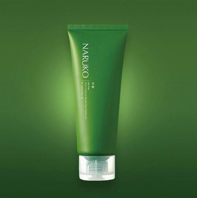 Gel tẩy tế bào chết Naruko trà tràm Tea Tree Shine Control and Blemish Clear Peeling Gel