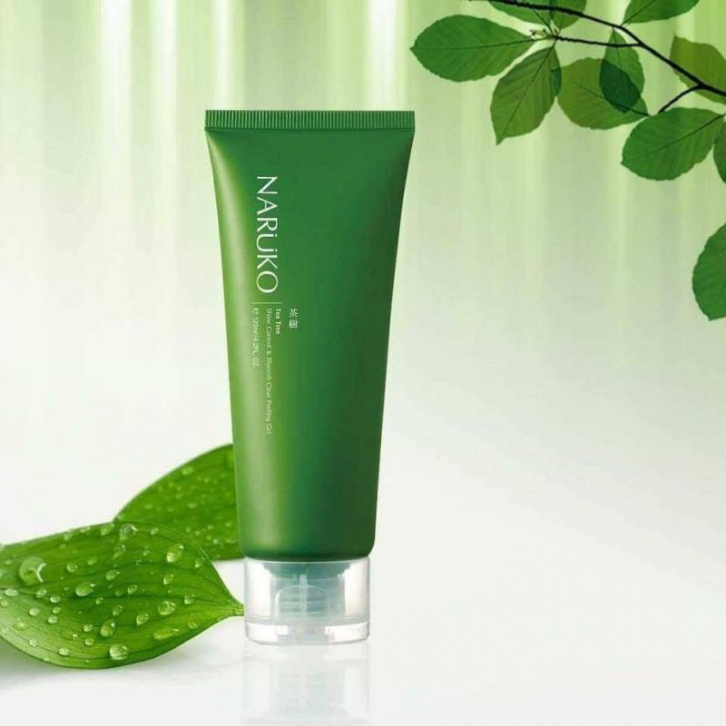 Gel tẩy tế bào chết Naruko trà tràm Tea Tree Shine Control and Blemish Clear Peeling Gel