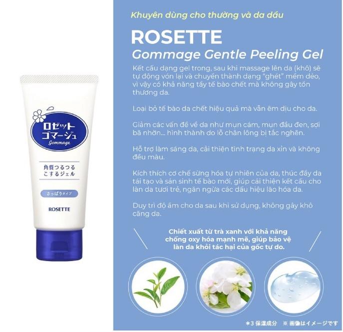 Gel tẩy tế bào chết Rosette Peeling Gel