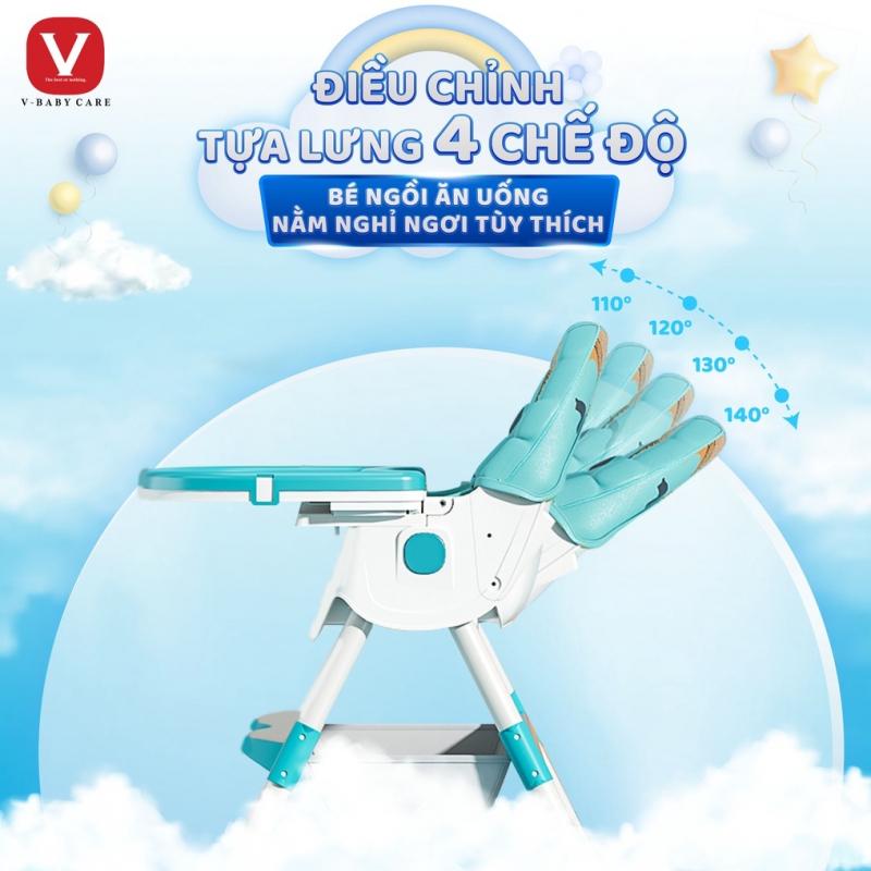 Ghế ăn dặm V-Baby 909