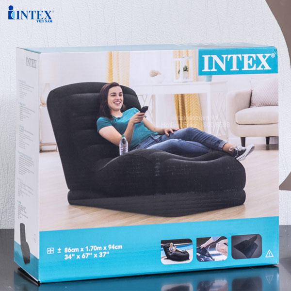 Ghế hơi tựa lưng intex cao cấp 68595