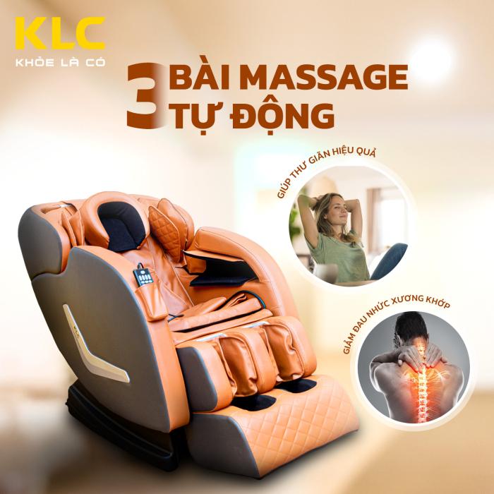 Ghế massage KLC Bạc Liêu