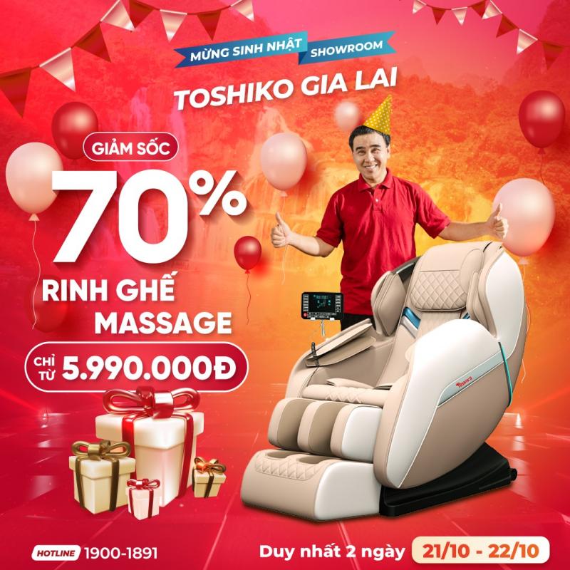 Ghế Massage Toshiko Gia Lai