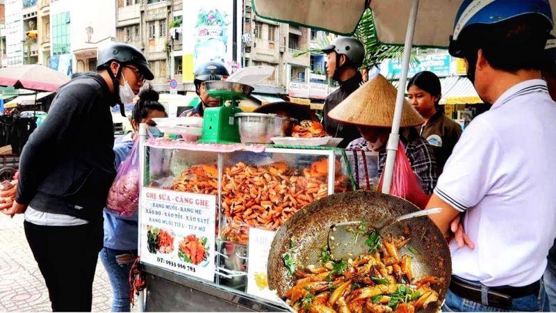 Địa điểm thưởng thức ghẹ sữa rang muối không thể bỏ qua tại Sài Gòn