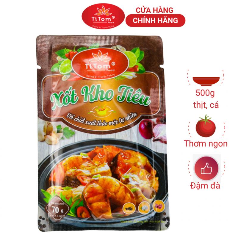 Gia vị kho tiêu Titom gói 70g