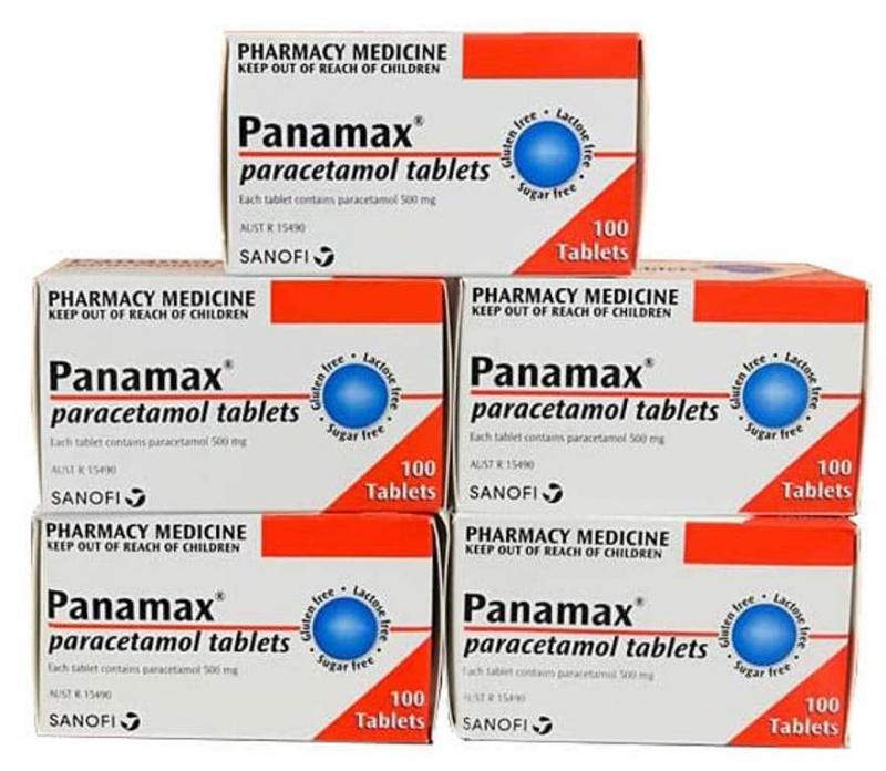 Viên uống giảm đau và hạ sốt Panamax 500mg Paracetamol